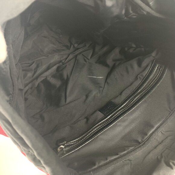 GUCCI Black Canvas Backpack